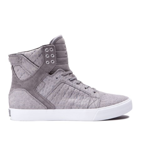 Supra Skytop - Ανδρικα Sneakers Ψηλα - Γκρι (GR3251)